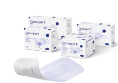 Cosmopor ® Ε αυτοκόλλητη αποστειρωμένη αντικολλητική γάζα από μη υφασμένο υλικό  