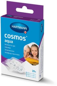 Dermaplast Aqua, Hartmann, αυτοκόλλητα επιθέματα  με αδιάβροχη μεμβράνη