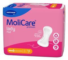 MoliCare Premium lady pad Γυναικείες σερβιέτες ελαφράς ακράτειας, 4 σταγόνες συσκευασία 14 τεμαχίων
